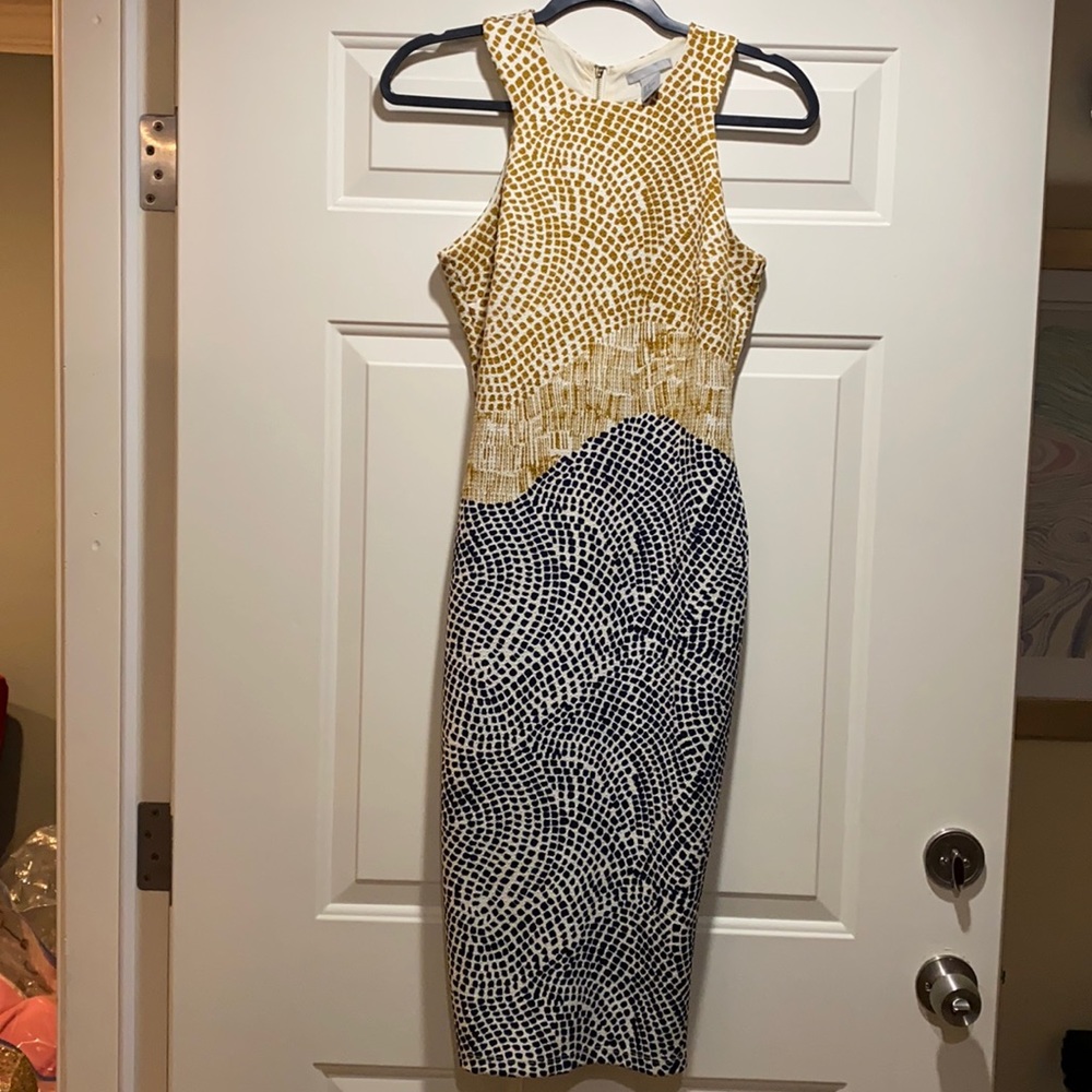 H&M Colorblock print dress